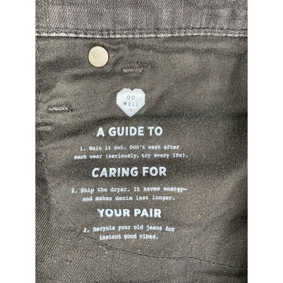 Madewell 10" High-Rise Skinny Jeans in Berkeley Black: Button-Through 27P - Picture 14 of 16